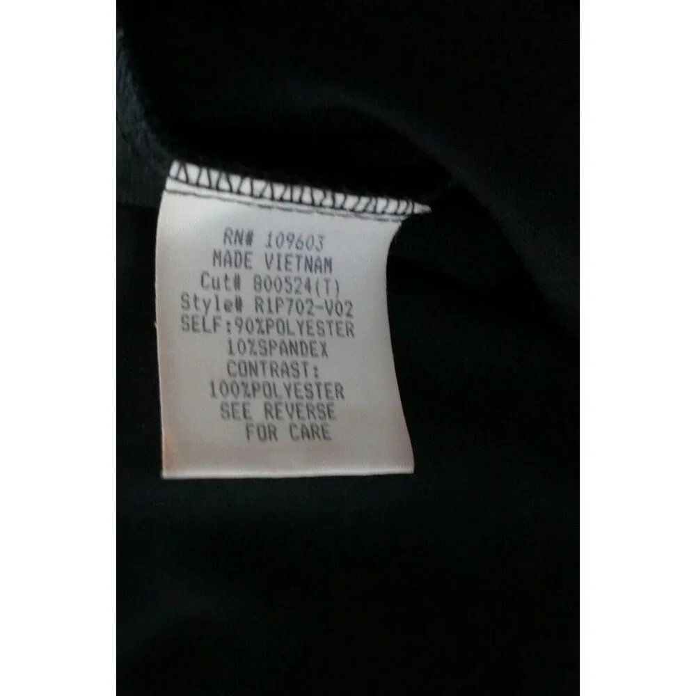 Rabbit Rabbit Rabbit Black Velvet Beaded Cardigan Top Size 12 - Picture 6 of 8